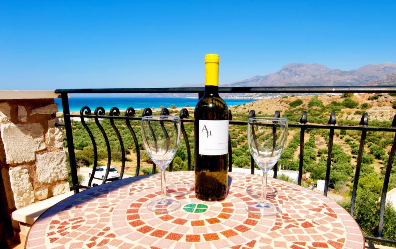 Ville Du Soleil - Exclusive Homes With Rustic Charm And Sensational Views Of The Mediterranean Sea Makrýgialos Eksteriør bilde